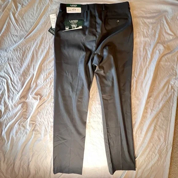 Lauren Ralph Lauren Mens Black Ultraflex Classic Fit Dress Pants 34x34 NWT  new